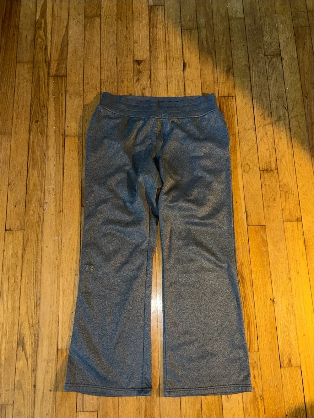 Under Armour Men’s Gray Track Pants - Straight Leg Joggers